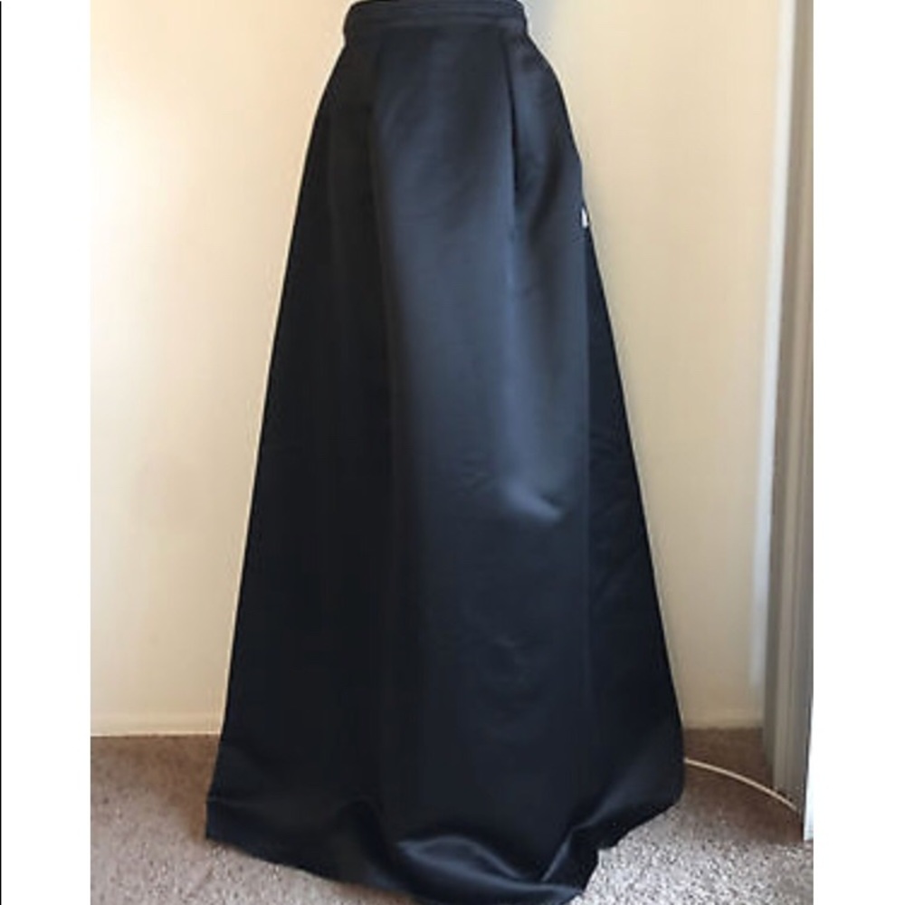 Black A-Line Maxi Skirt by Sable & Zoe